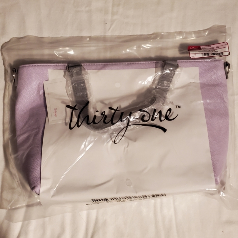 Thirty-One Miles of Style Purse Lavender Sky Pebble NWT NIP